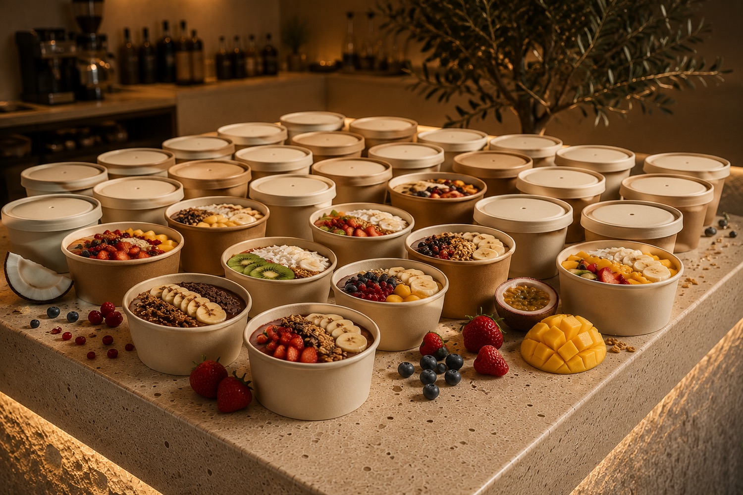 aça Catering — viele Acai Bowls